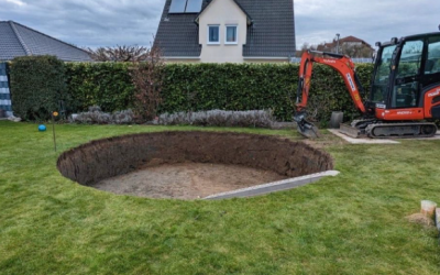 Neu im Angebot: Erdaushub & Entsorgung für deinen Poolbau! 🏊‍♂️